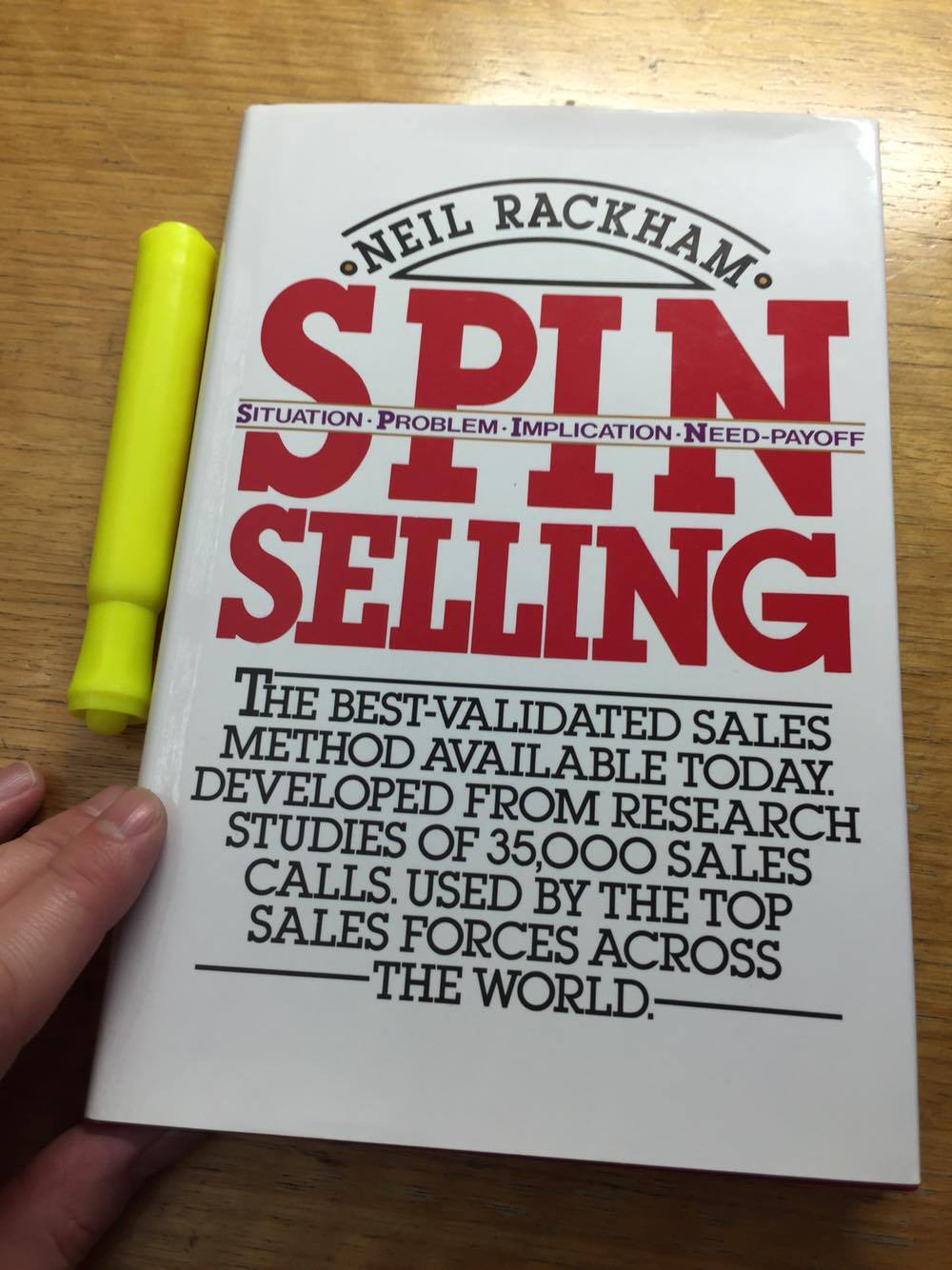 SPIN selling by Neil Rackham